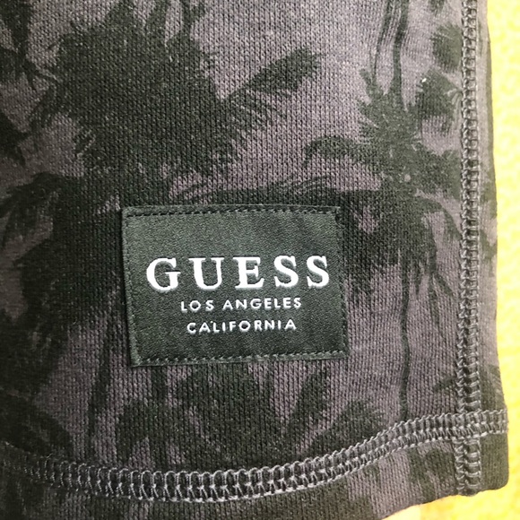 GUESS Black Knit Shorts - Picture 3 of 4